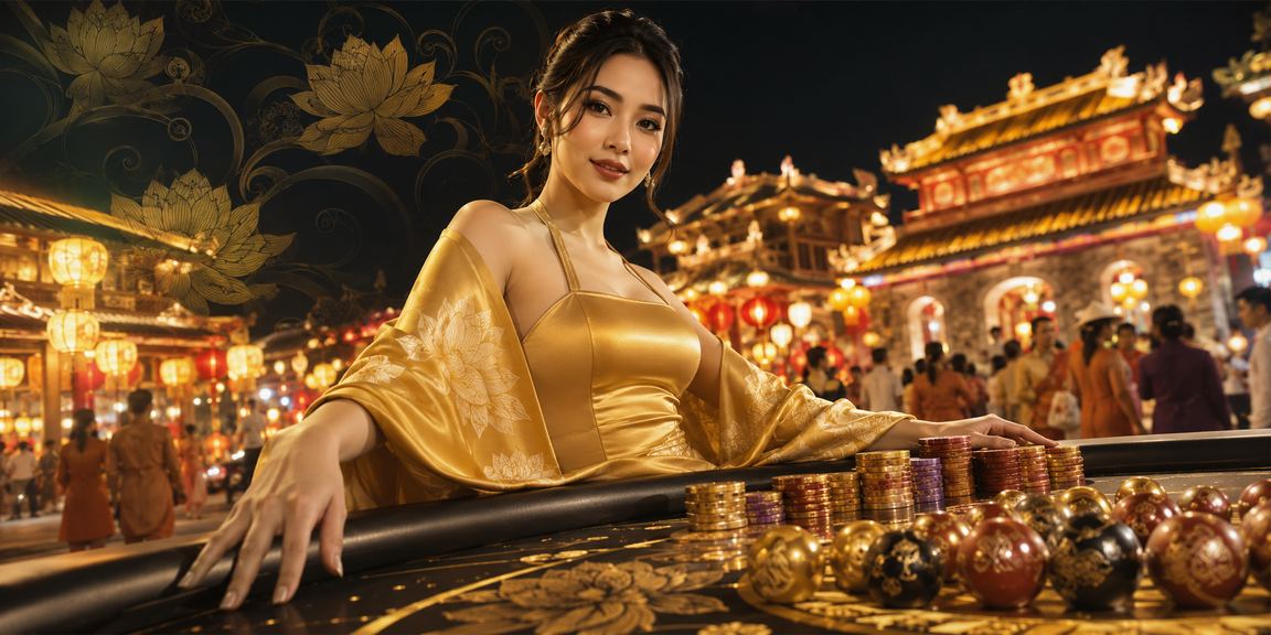 Khung cảnh lễ hội xổ số tại Huế